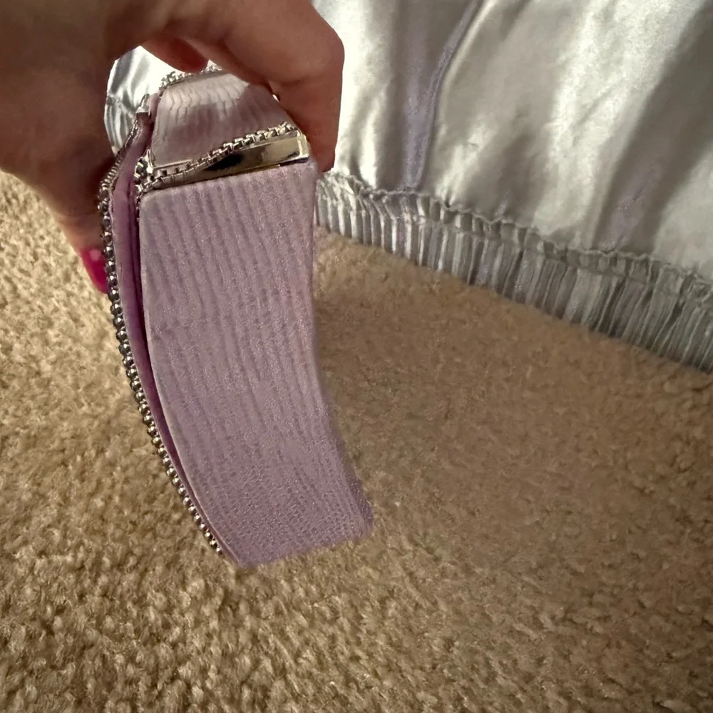 Swarovski Purple and Silver Crystal Clutch - Picture 6 of 16